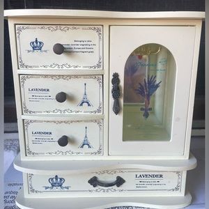 LAVENDER JEWELRY BOX